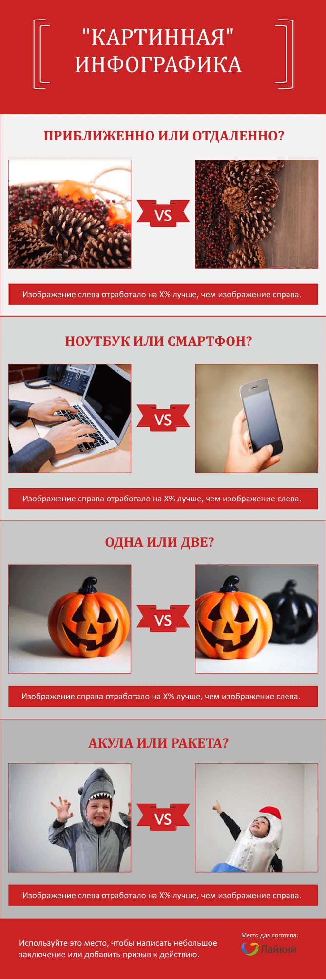 Как сделать инфографику с картинками